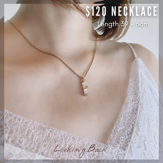 #NA0022 Necklace 貓眼石頸鍊