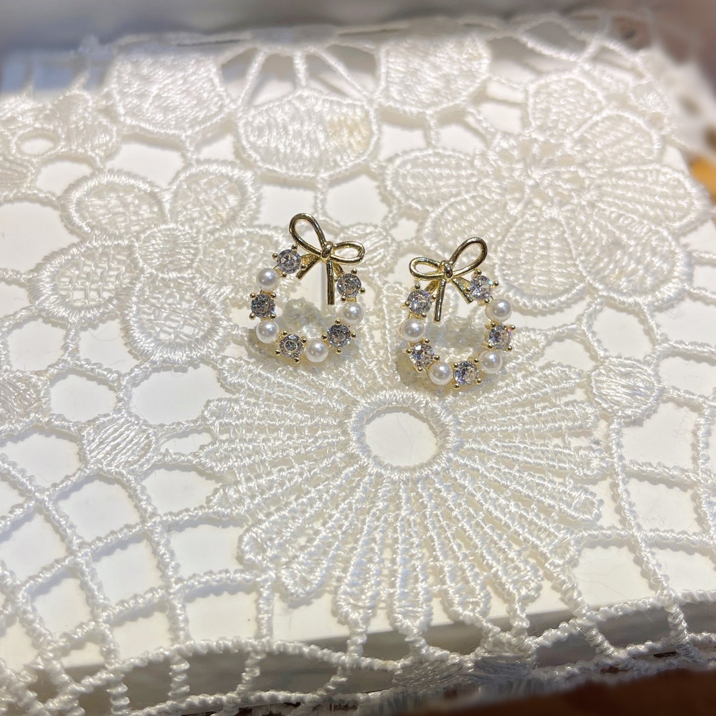 #EA0087 Earrings 蝴蝶圈圈925銀針耳環