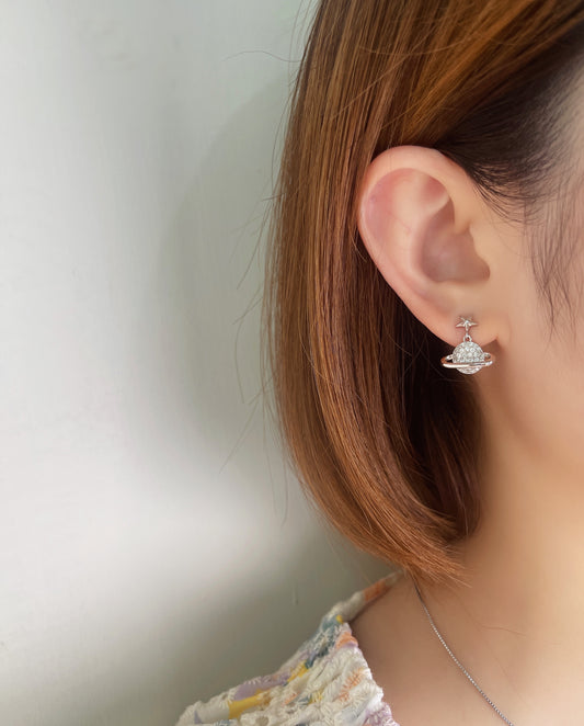 #EA0110 Earrings 五星小星球925銀針耳環