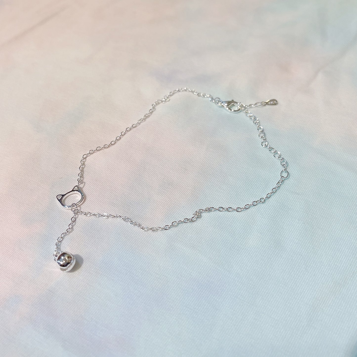 #AA0001 Anklet 貓貓925銀腳錬