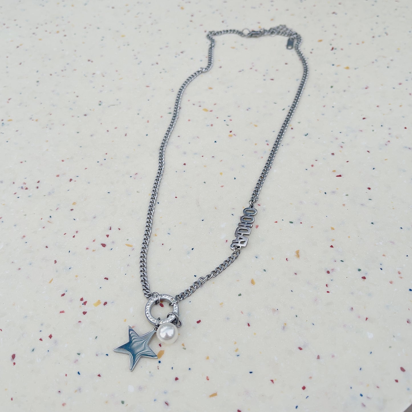 #NA0042 Necklace 星星珠珠頸鏈