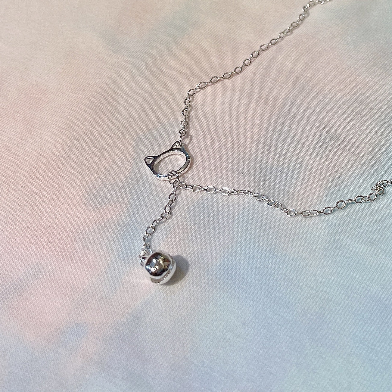 #AA0001 Anklet 貓貓925銀腳錬