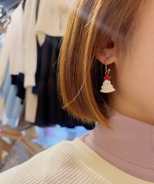 #EA0114 Earrings 聖誕樹耳環