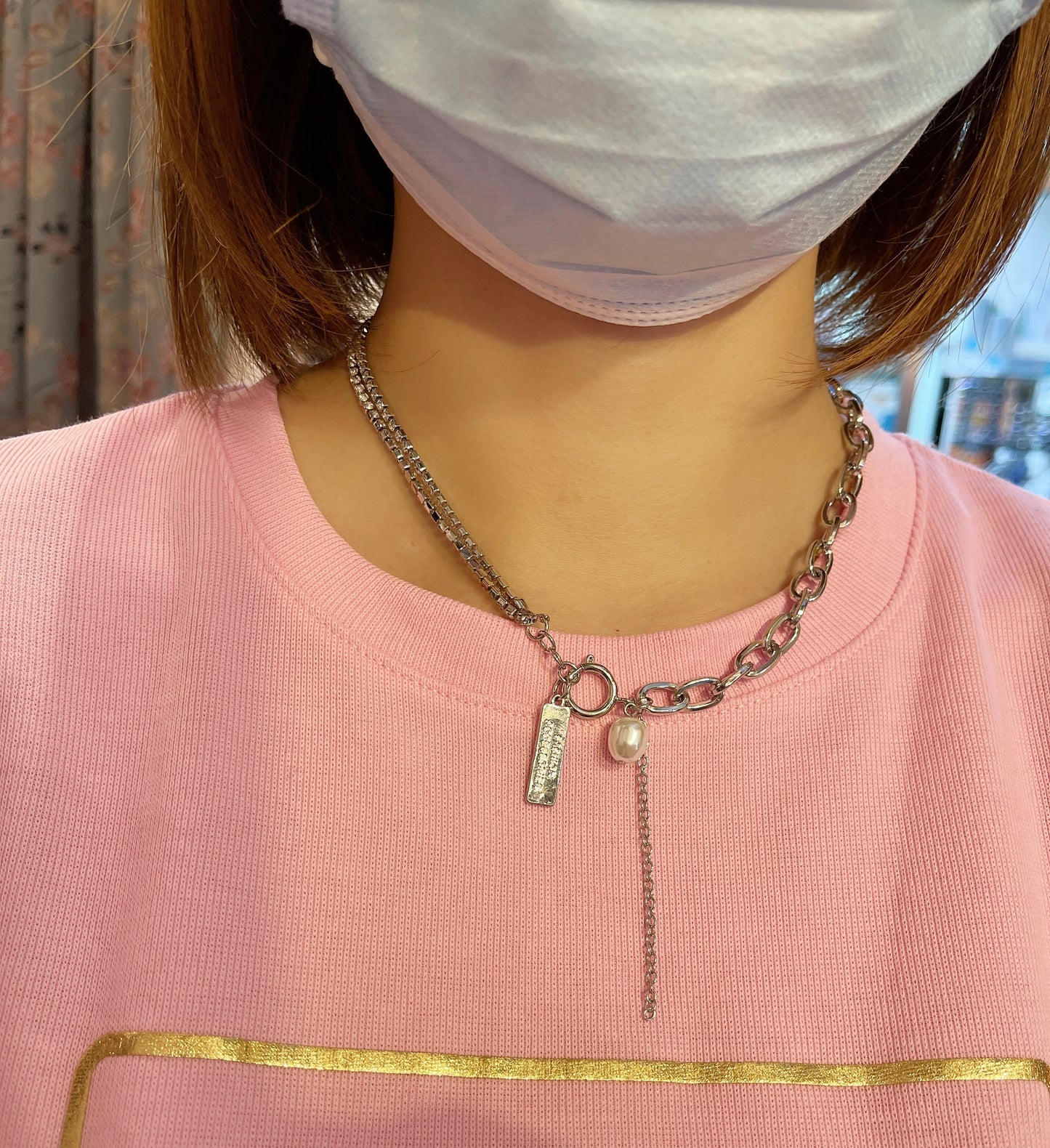 #NA0003 Necklace AB鍊 短頸鍊