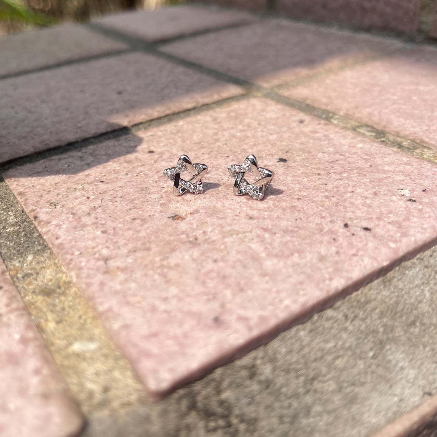 #EA0094 Earrings 五角星925銀針耳環